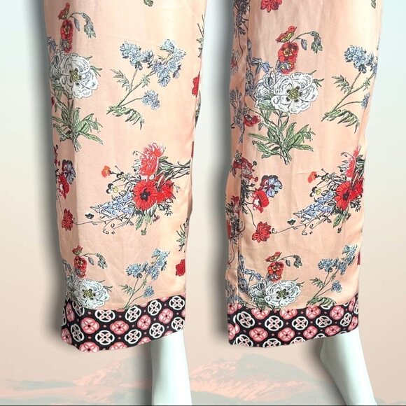 𝅺ASOS NWT Floral Strappy Jumpsuit Pink Size 4 - Picture 5 of 14